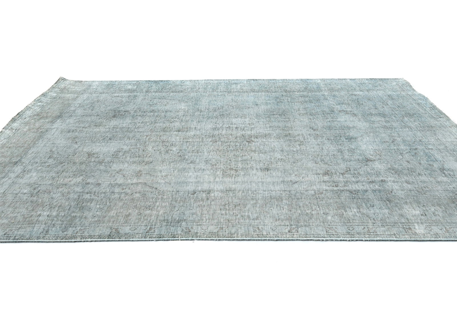Antique Traditional Floral 6'5X'9'7 Distressed Vintage Oriental Rug - 5