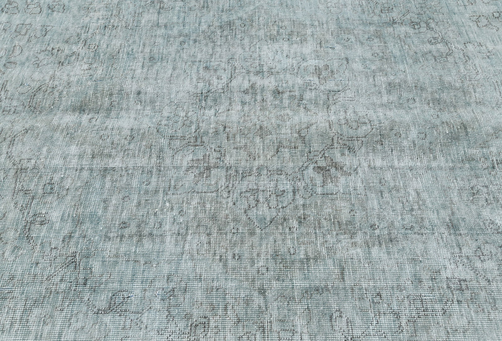 Antique Traditional Floral 6'5X'9'7 Distressed Vintage Oriental Rug - 6