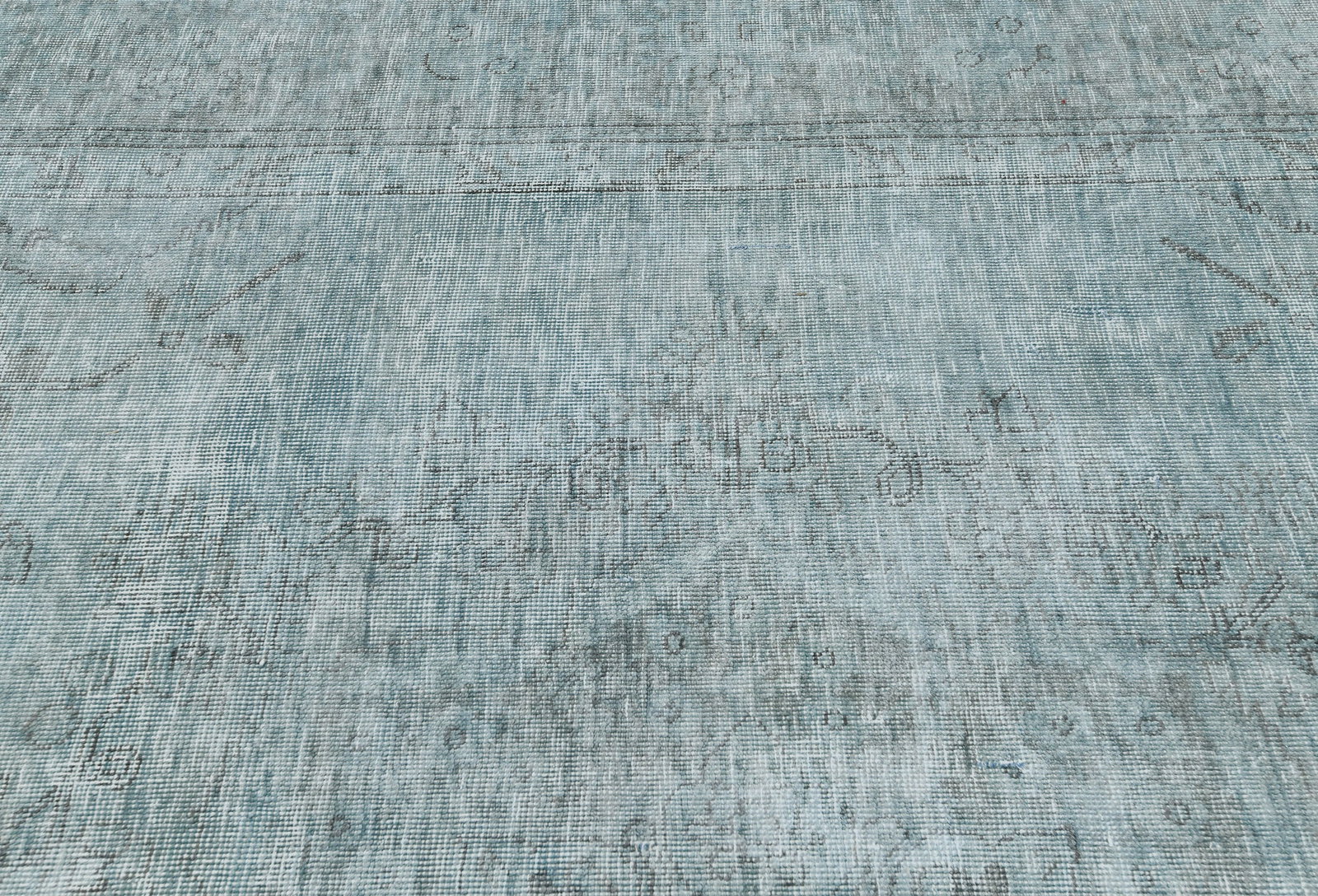 Antique Traditional Floral 6'5X'9'7 Distressed Vintage Oriental Rug - 8