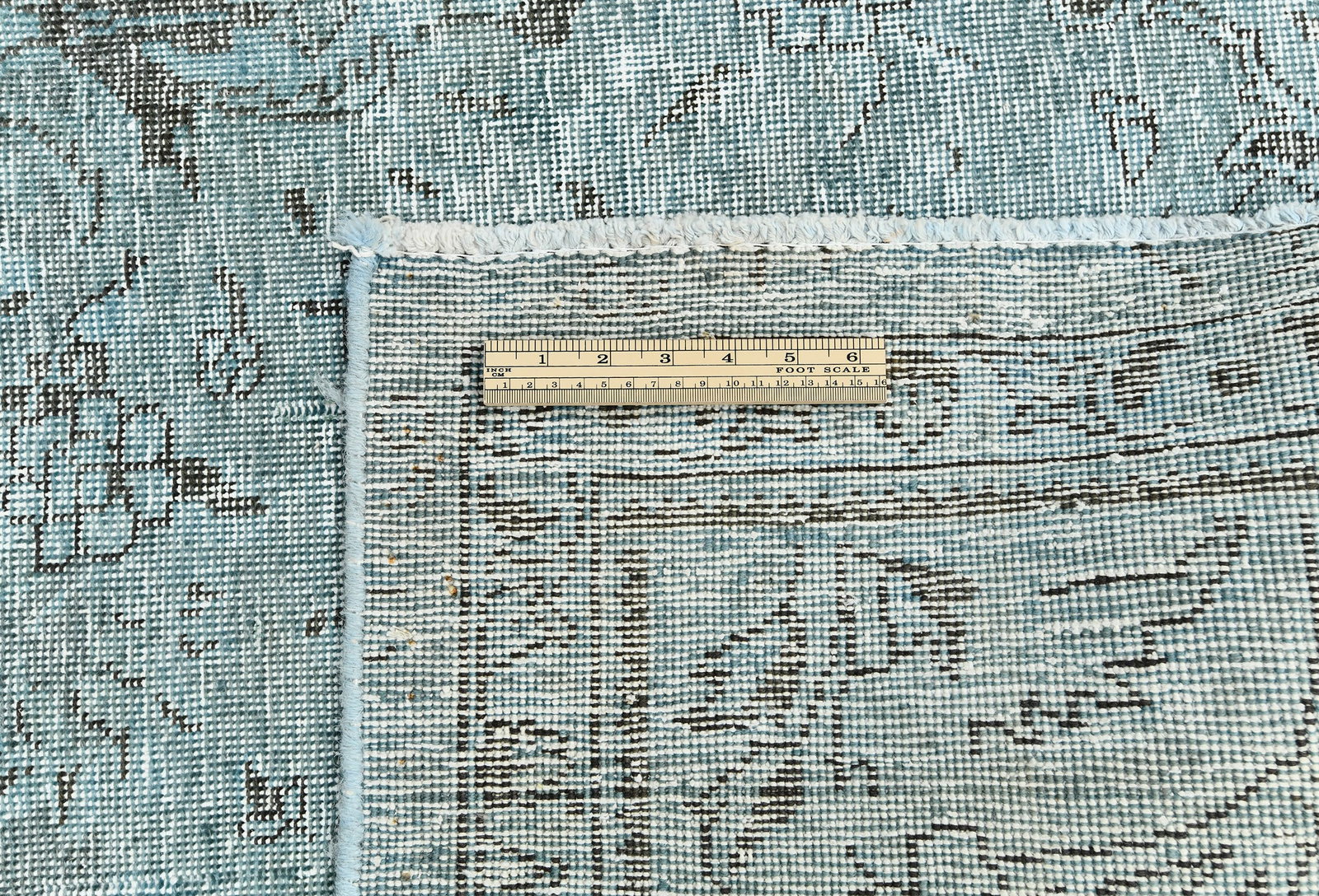 Antique Overdyed Traditional 5X9 Distressed Vintage Oriental Rug - 12