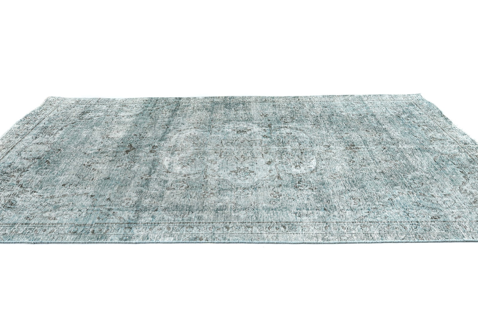 Antique Overdyed Traditional 5X9 Distressed Vintage Oriental Rug - 5