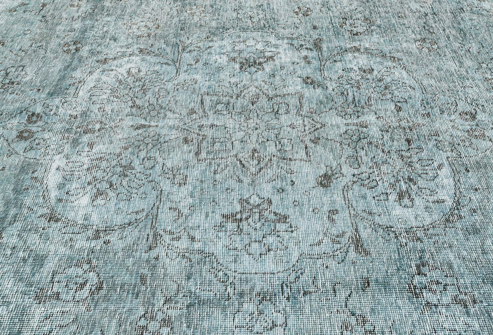 Antique Overdyed Traditional 5X9 Distressed Vintage Oriental Rug - 6
