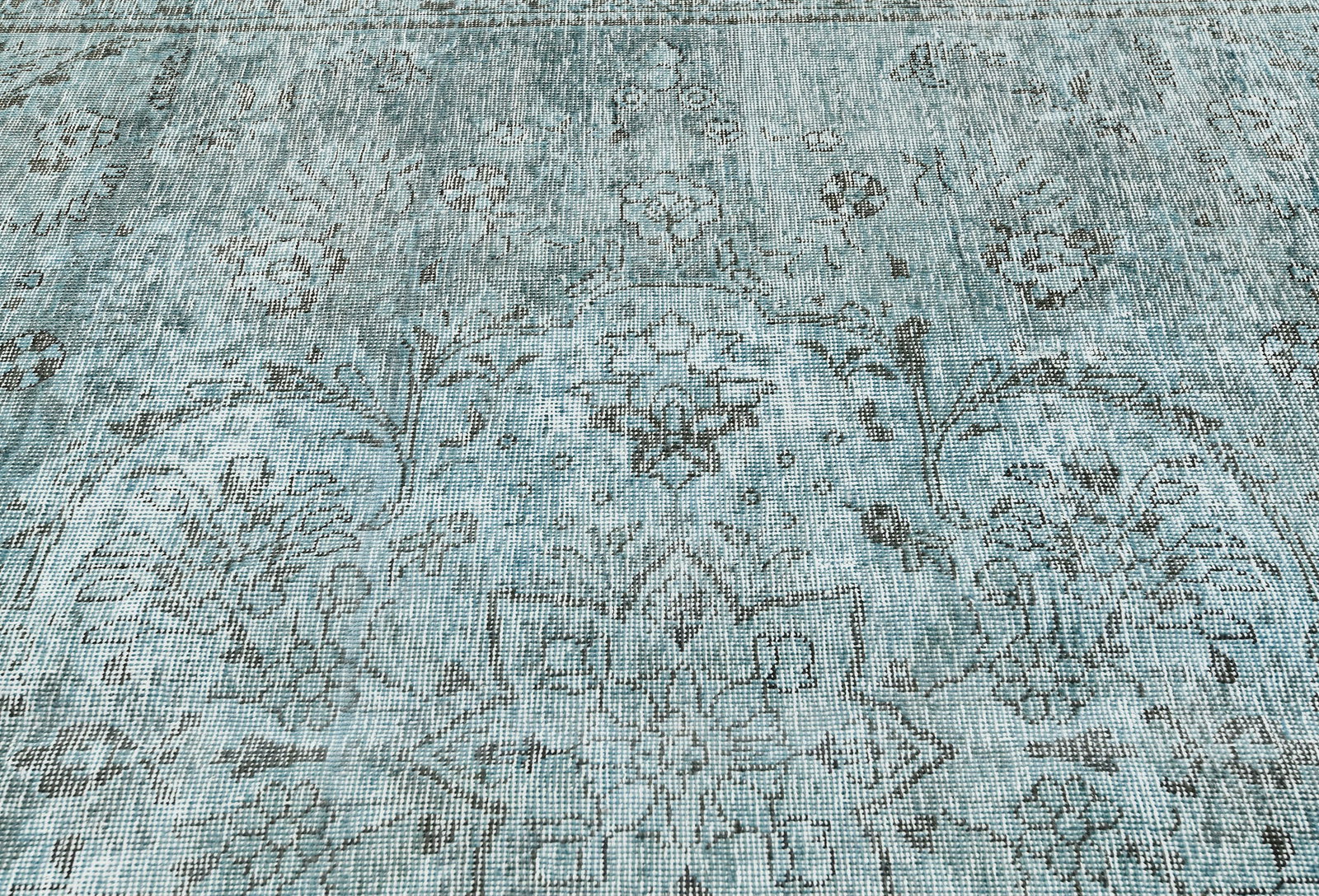 Antique Overdyed Traditional 5X9 Distressed Vintage Oriental Rug - 8