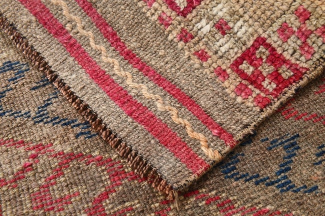 3'0'' x 9'4'' Handmade Vintage Wool Rug - 20622 - 16