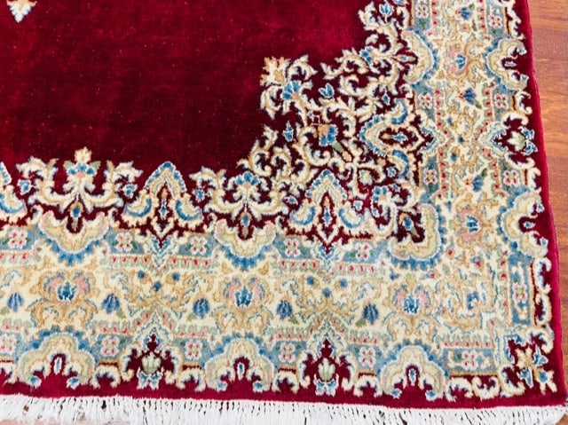 Antique Persian Square kerman rug-4111 - 2