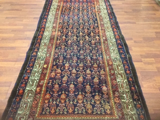 1920,Antique Persian Malayer Runner, excellent-4745 - 9