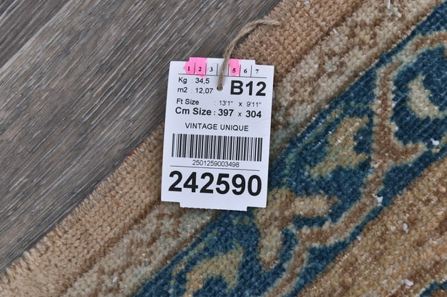 9'11'' x 13'0'' Unique Handmade Vintage Rug - 242590 - 14