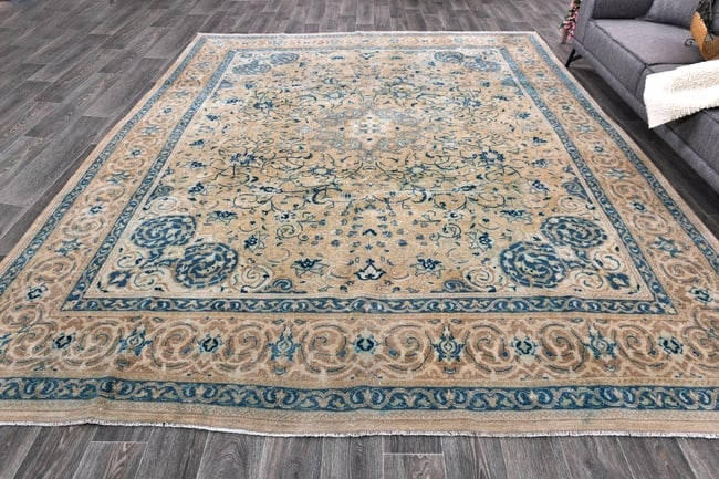 9'11'' x 13'0'' Unique Handmade Vintage Rug - 242590 - 3