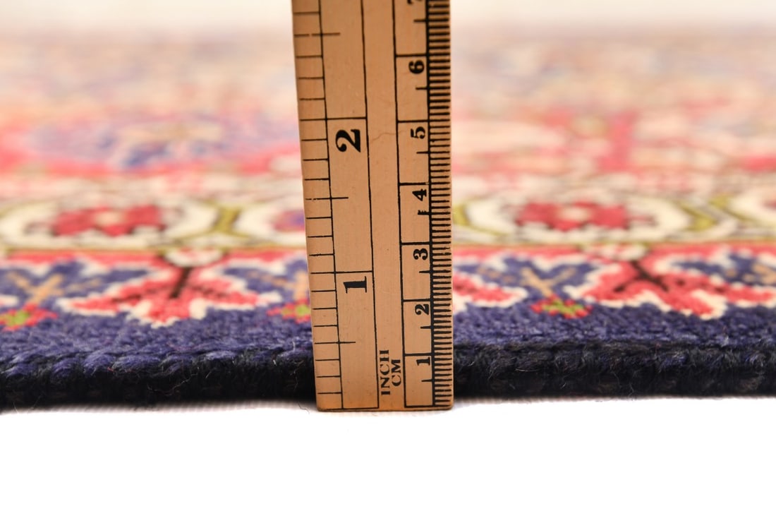 Vintage Purple-navy Traditional 10X13 Tabriz Persian Rug - 17
