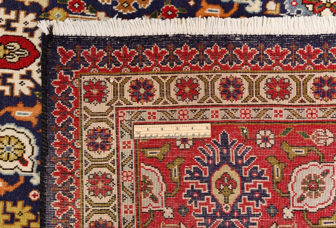 Vintage Purple-navy Traditional 10X13 Tabriz Persian Rug - 18
