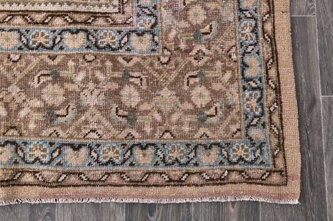 9'8'' x 12'9'' Unique Handmade Vintage Rug - 242588 - 10