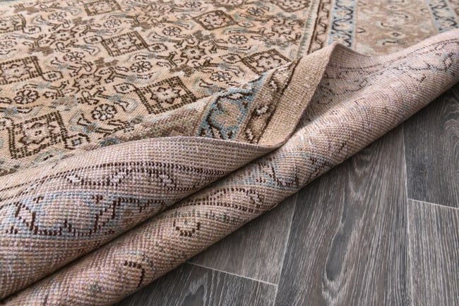 9'8'' x 12'9'' Unique Handmade Vintage Rug - 242588 - 13