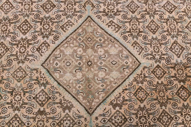 9'8'' x 12'9'' Unique Handmade Vintage Rug - 242588 - 5