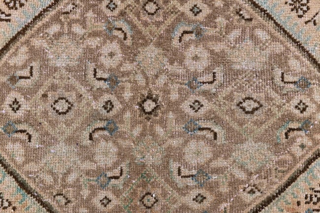 9'8'' x 12'9'' Unique Handmade Vintage Rug - 242588 - 6