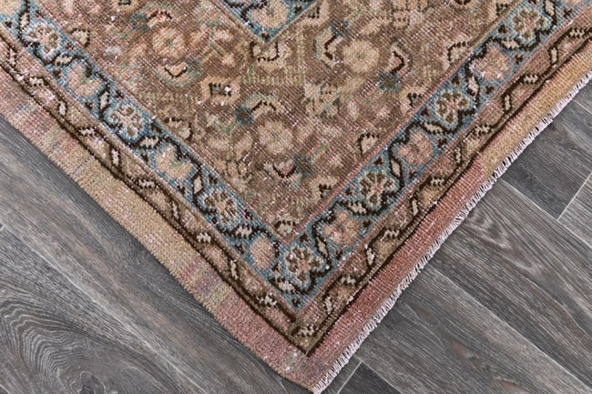 9'8'' x 12'9'' Unique Handmade Vintage Rug - 242588 - 7