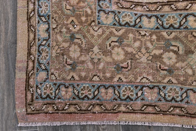 9'8'' x 12'9'' Unique Handmade Vintage Rug - 242588 - 8