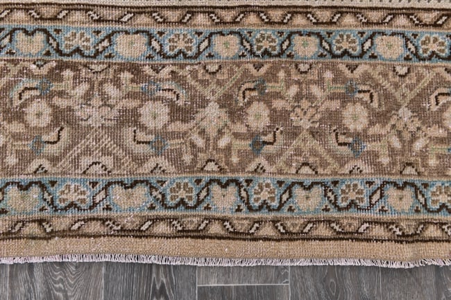 9'8'' x 12'9'' Unique Handmade Vintage Rug - 242588 - 9