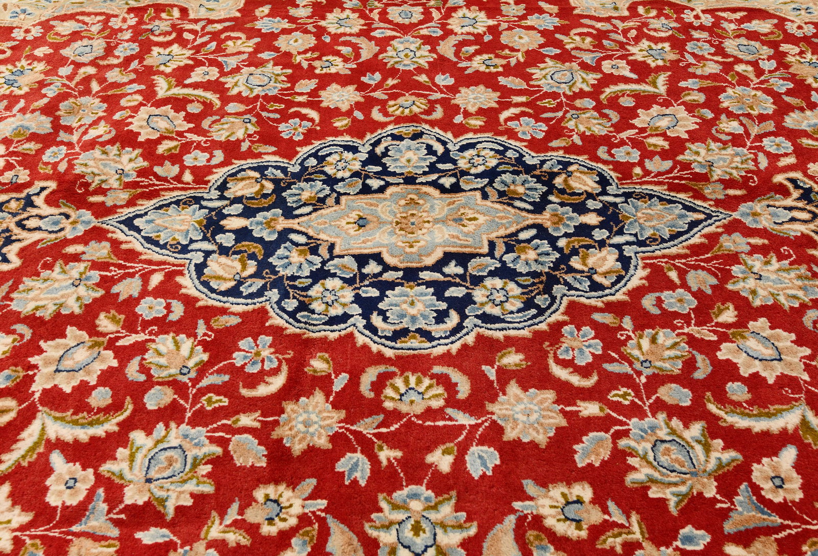 Vintage Traditional Floral 9X12 Kerman Persian Rug - 8