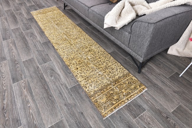 1'10'' x 9'1'' Turkish Vintage Runner Rug - 243463 - 2