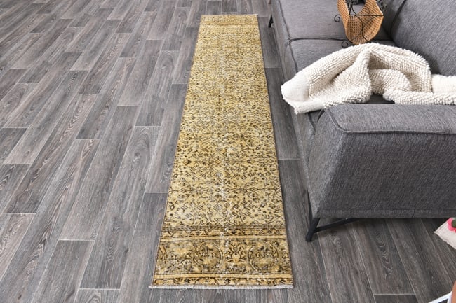1'10'' x 9'1'' Turkish Vintage Runner Rug - 243463 - 3