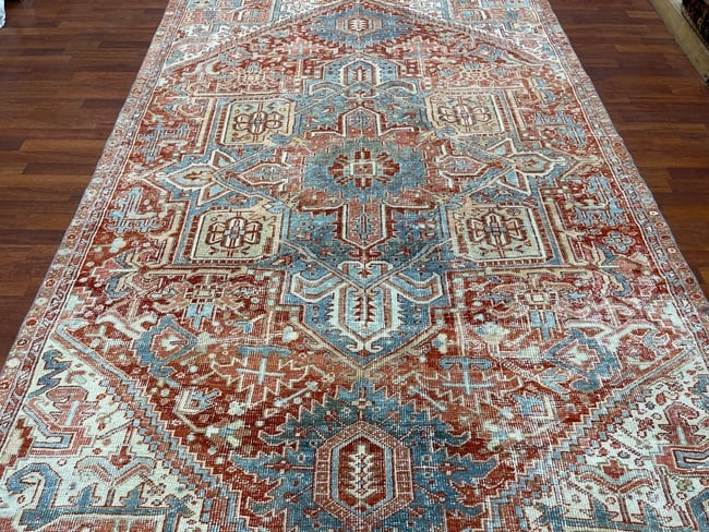 Antique Persian serapi Rug-4919 - 3