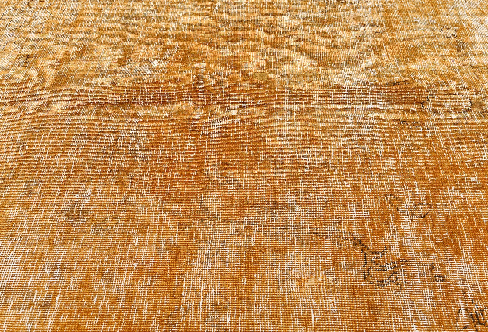 Antique Overdyed Traditional 5'4X'8'5 Distressed Vintage Oriental Rug - 6