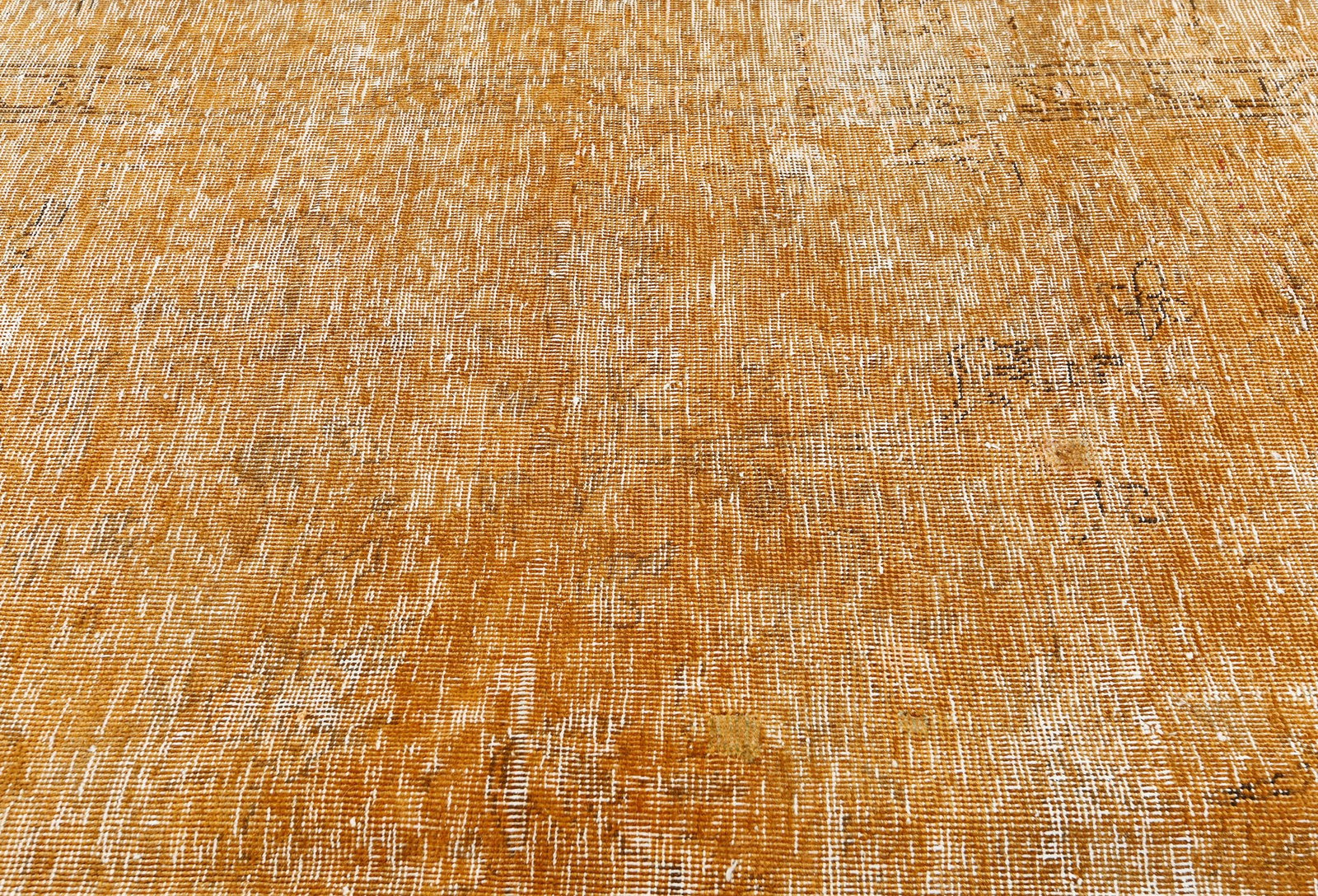 Antique Overdyed Traditional 5'4X'8'5 Distressed Vintage Oriental Rug - 8