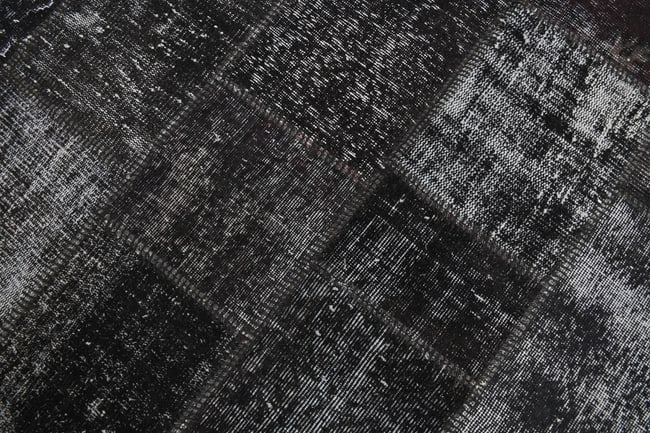 5'11'' x 7'10'' Handmade Vintage Wool Patchwork Rug - 98 - 6