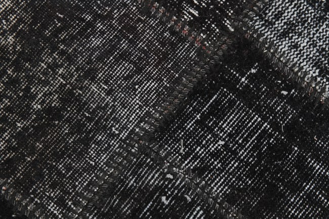 5'11'' x 7'10'' Handmade Vintage Wool Patchwork Rug - 98 - 7