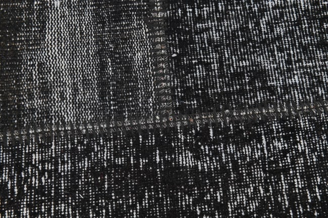 5'11'' x 7'10'' Handmade Vintage Wool Patchwork Rug - 98 - 9