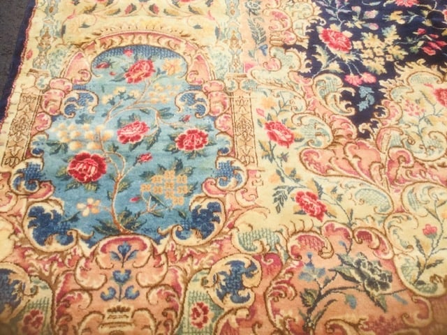 Antique Large size Ravar Kerman rug-2169 - 4