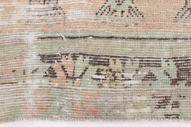 3'9'' x 10'11'' Turkish Vintage Runner Rug - 4383 - 16