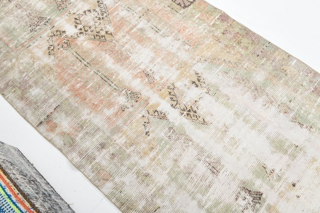 3'9'' x 10'11'' Turkish Vintage Runner Rug - 4383 - 9