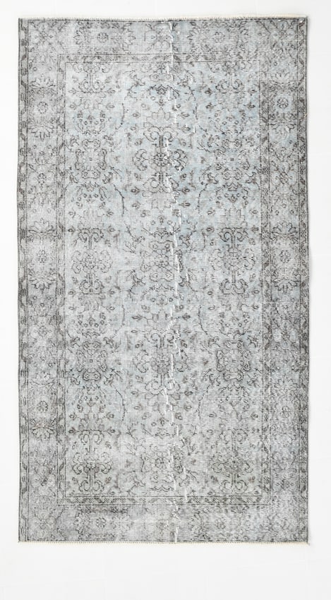 3'9'' x 6'10'' Vintage Wool Runner Rug - 20071: Title: 3'9'' x 6'10'' Vintage Wool Runner Rug - 20071 Description:3'9'' x 6'10'' Vintage Wool Runner Rug - 20071 Origin:Turkiye Date/Period:1960-90 Materials:Wool,Cotton Dimension:3'9''x6'10'' ft, 116
