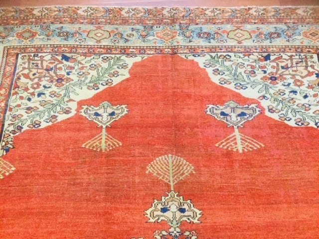 Antique Persian Farahan - Malayer Rug-4092 - 5