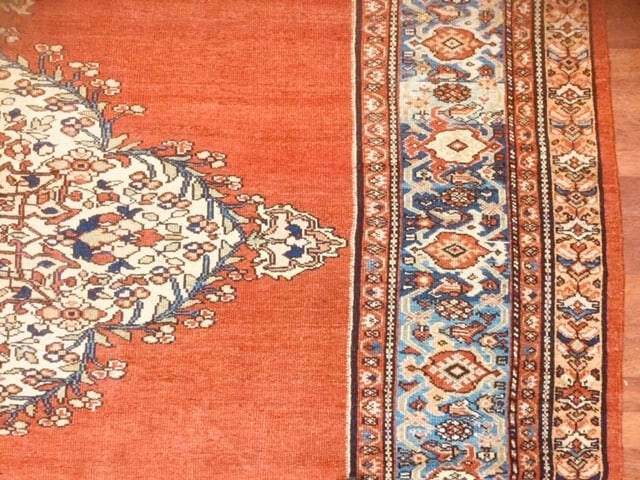 Antique Persian Farahan - Malayer Rug-4092 - 6