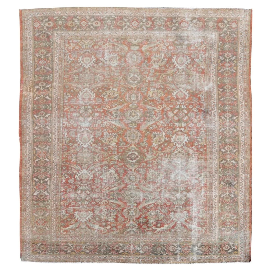 Antique Mahal Carpet - 5