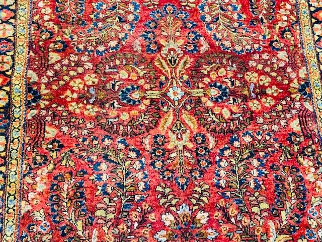 Antique Persian Sarouk rug-4697 - 3