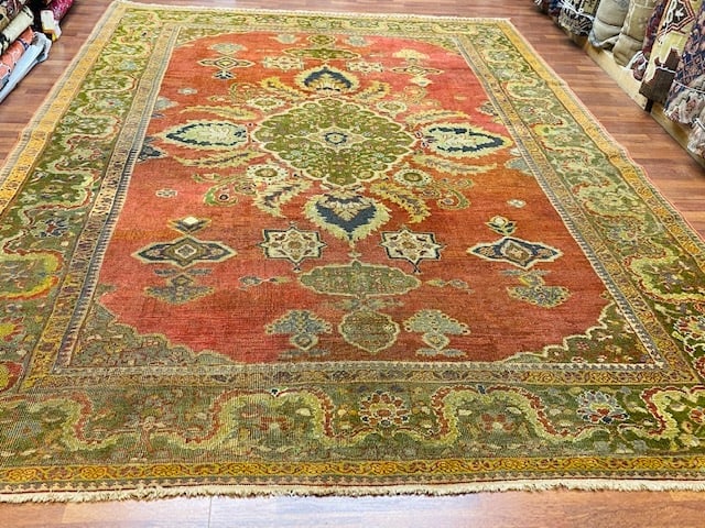 Antique Persian Sultanabd Mahal Rug-2661 (1 of 8)