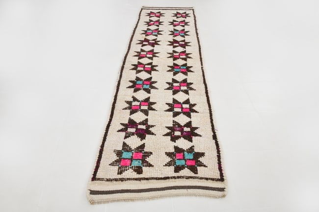 2'11'' x 10'5'' Vintage Wool Runner Rug - 20678 - 17