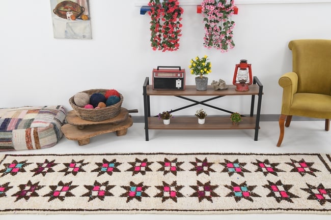 2'11'' x 10'5'' Vintage Wool Runner Rug - 20678 - 3