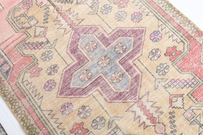 4'2'' x 8'1'' Turkish Vintage Runner Rug - 18111 - 7