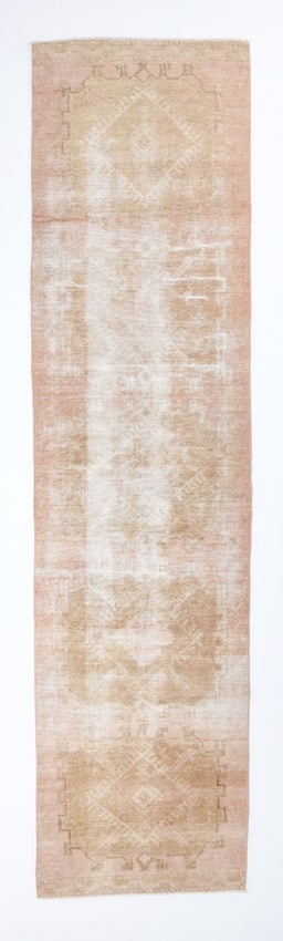 2'5'' x 9'10'' Vintage Wool Runner Rug - 17940: Title: 2'5'' x 9'10'' Vintage Wool Runner Rug - 17940 Description:2'5'' x 9'10'' Vintage Wool Runner Rug - 17940 Origin:Turkiye Date/Period:1960-90 Materials:Wool,Cotton Dimension:2'5''x9'10'' ft, 76x