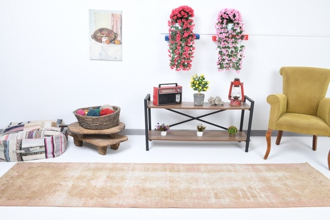 2'5'' x 9'10'' Vintage Wool Runner Rug - 17940 - 3