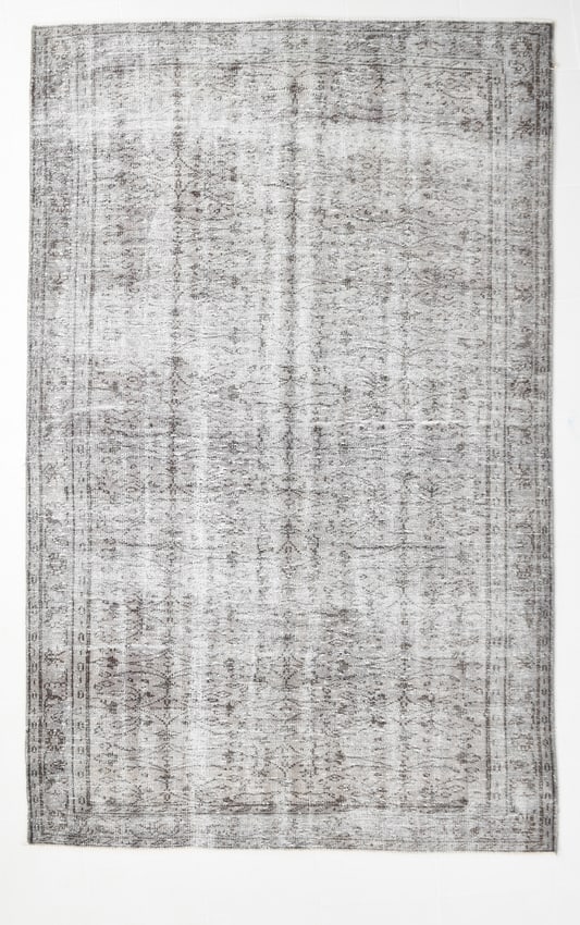 5'11'' x 9'4'' Handmade Vintage Wool Rug - 4007: Title: 5'11'' x 9'4'' Handmade Vintage Wool Rug - 4007 Description:5'11'' x 9'4'' Handmade Vintage Wool Rug - 4007 Origin:Turkiye Date/Period:1960-90 Materials:Wool,Cotton Dimension:5'11''x9'4'' ft, 1