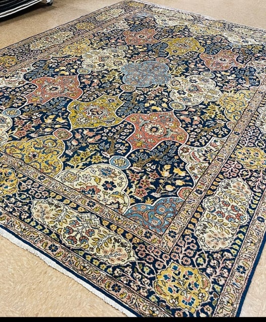 Antique Persian Tabriz Rug-4872 - 9