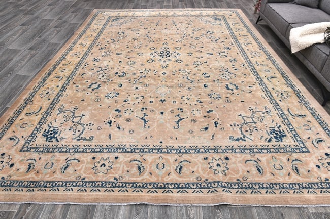 9'11'' x 13'6'' Unique Handmade Vintage Rug - 242592 - 3
