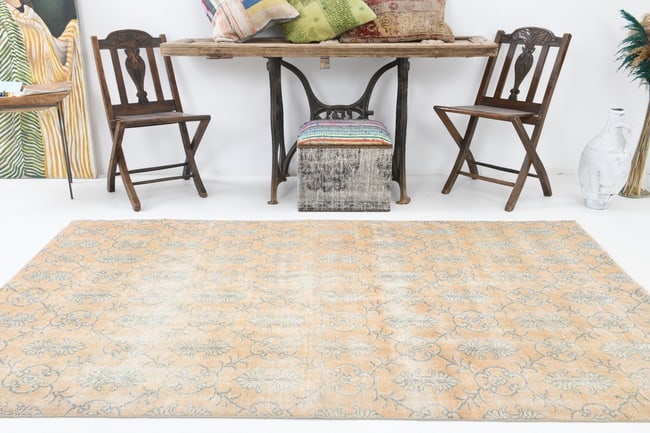 4'7'' x 7'9'' Turkish Vintage Runner Rug - 2296 - 3