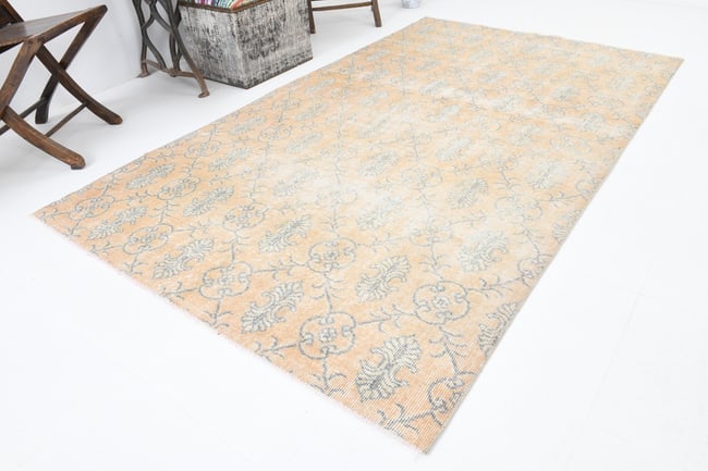 4'7'' x 7'9'' Turkish Vintage Runner Rug - 2296 - 5