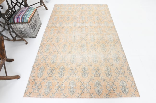 4'7'' x 7'9'' Turkish Vintage Runner Rug - 2296 - 6